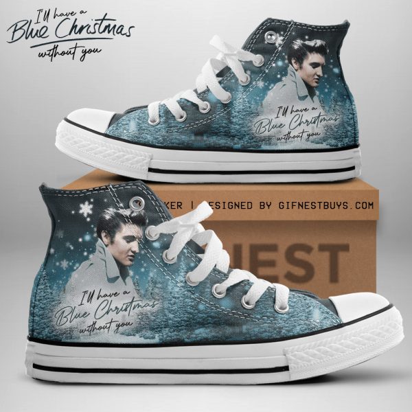 Elvis Presley High Top Canvas Shoes - TANTN 8993