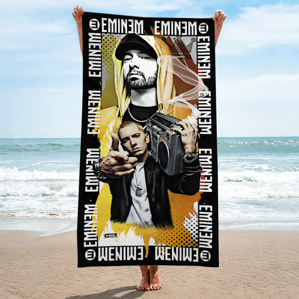 Eminem Rectangle Beach Towel - MAITM 8329