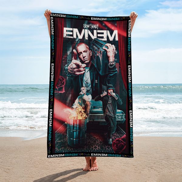 Eminem Rectangle Beach Towel - MAITM 8331