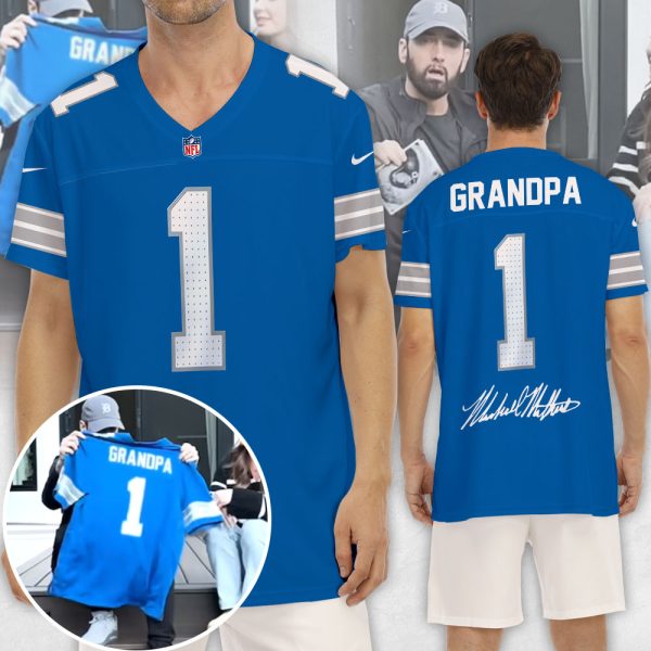 Eminem x Detroit Lions 3D Football Jersey - MAITM 8298