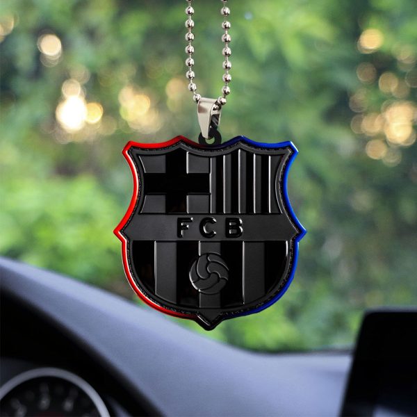 Barcelona FC Custom Shape 2-sided Acrylic Car Ornament - TANTN 8754