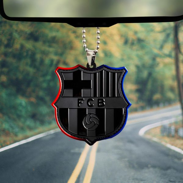 Barcelona FC Custom Shape 2-sided Acrylic Car Ornament - TANTN 8754