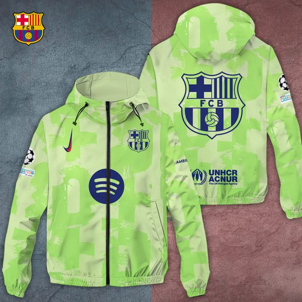 Barcelona FC 3D Windbreaker Jacket - TANTN 8750