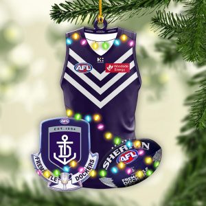 Personalized Fremantle Football Club Custom Shape 2-sided Acrylic Ornament – VANDH 3840