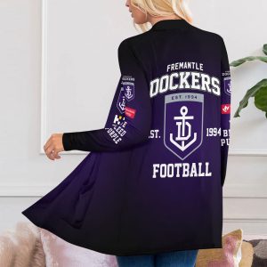 Fremantle Football Club Women's Patch Pocket Cardigan - VANDH 3762