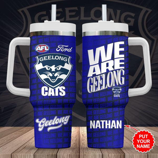 Personalized Geelong Football Club 40oz Stanley Tumbler - VANDH 3583