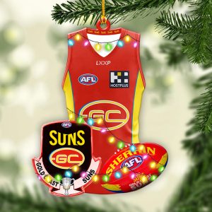 Personalized Gold Coast FC Custom Shape 2-sided Acrylic Ornament – VANDH 3841