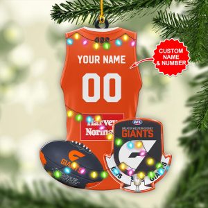 Personalized Greater Western Sydney Giants Custom Shape 2-sided Acrylic Ornament – VANDH 3843