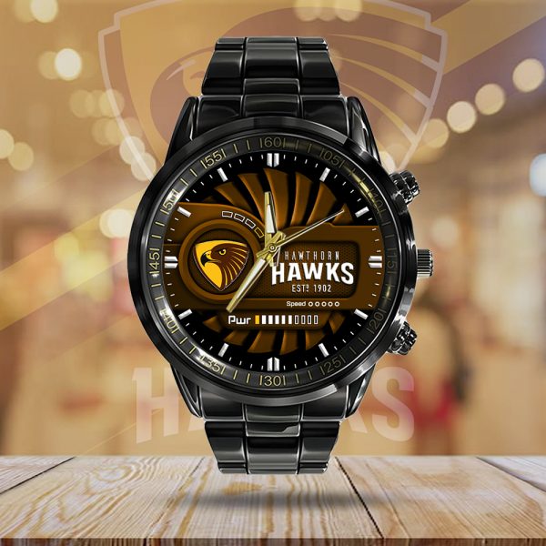 Hawthorn FC Black Stainless Steel Watch - MAITM 8346