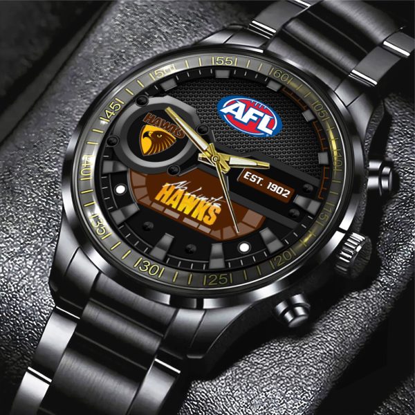 Hawthorn FC Black Stainless Steel Watch - MAITM 8347