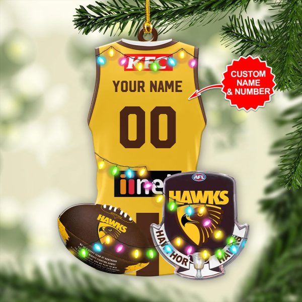 Personalized Hawthorn FC Custom Shape 2-sided Acrylic Ornament – VANDH 3842