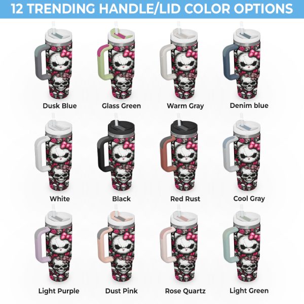 Sugar Skull x Hello Kitty 40oz Stanley Tumbler - VANDH 3719