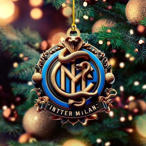 Inter Milan FC Custom Shape 1-sided Acrylic Ornament - MAITM 8390