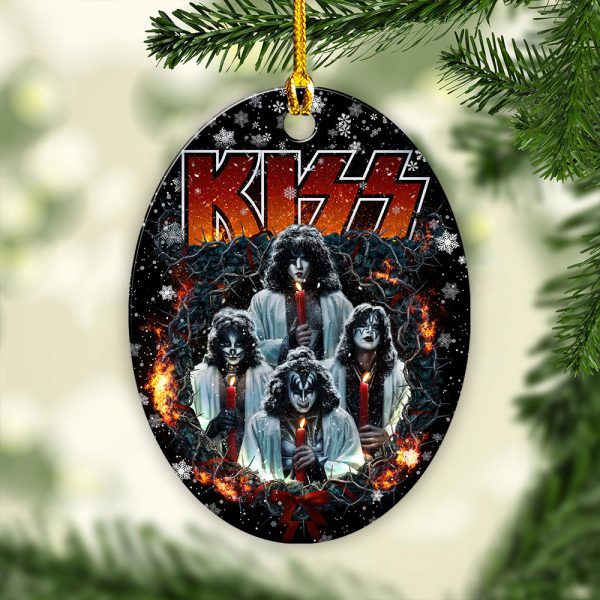 Kiss Band Fixed Shape 2-sided Acrylic Ornament - HOATT 6557