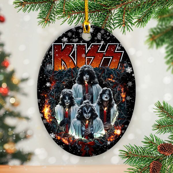 Kiss Band Fixed Shape 2-sided Acrylic Ornament - HOATT 6557