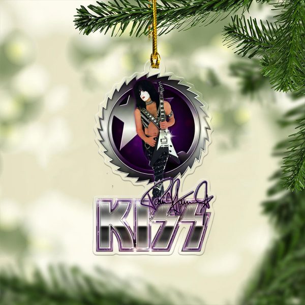 Kiss Band Custom Shape Clear 1-sided Acrylic Ornament - HOATT 6554