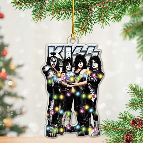 Kiss Band Custom Shape Clear 1-sided Acrylic Ornament - HOATT 6684.1