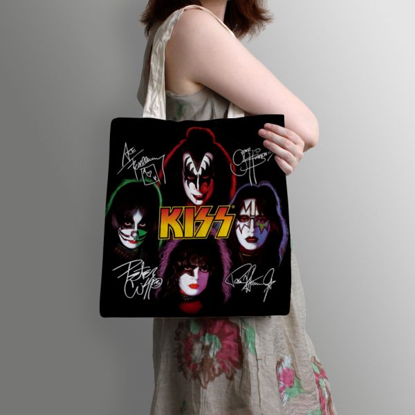 Kiss Band Tote Bag - GNE 1706