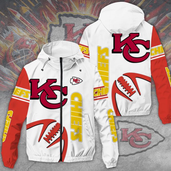 Kansas City Chiefs 3D Windbreaker Jacket - MAITM 8444