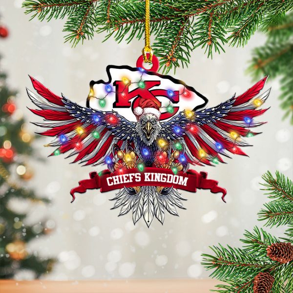 Kansas City Chiefs Custom Shape 2-sided Acrylic Ornament – MAITM 8450