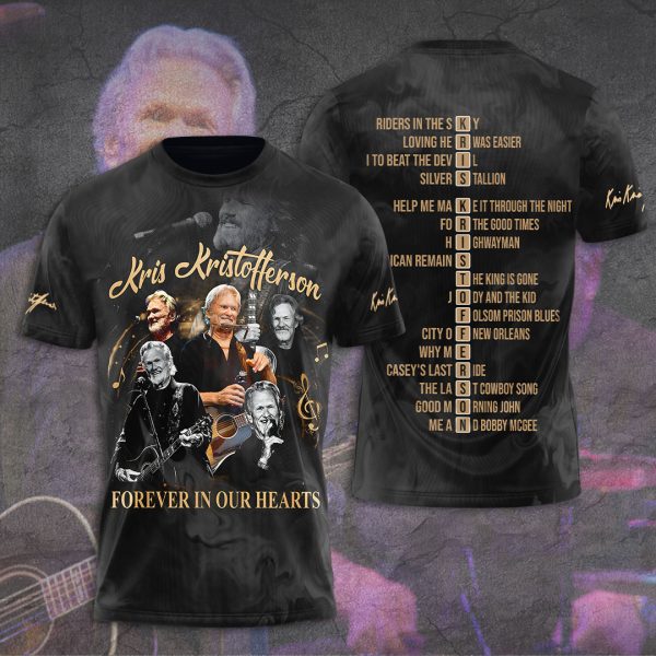 Kris Kristofferson 3D Apparel - TANTN 8574