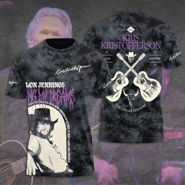 Kris Kristofferson 3D Apparel - TANTN 8577