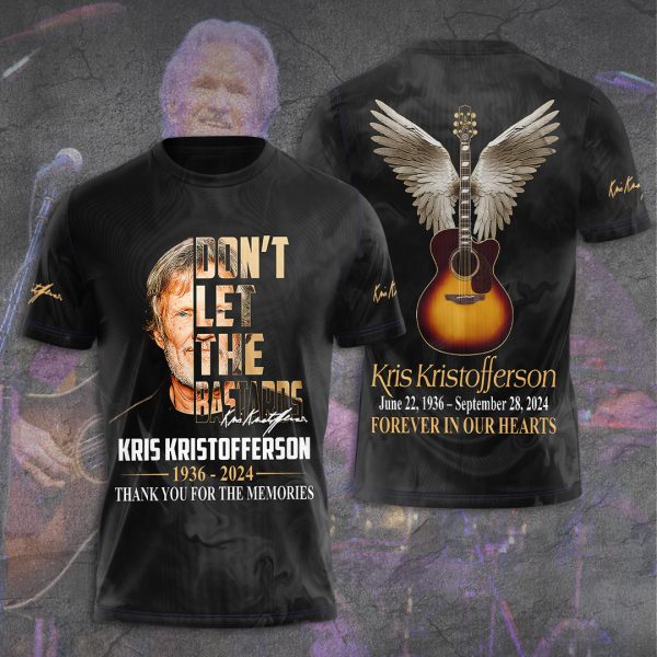 Kris Kristofferson 3D Apparel - TANTN 8573