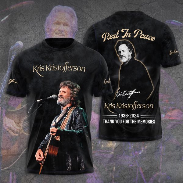 Kris Kristofferson 3D Apparel - TANTN 8576