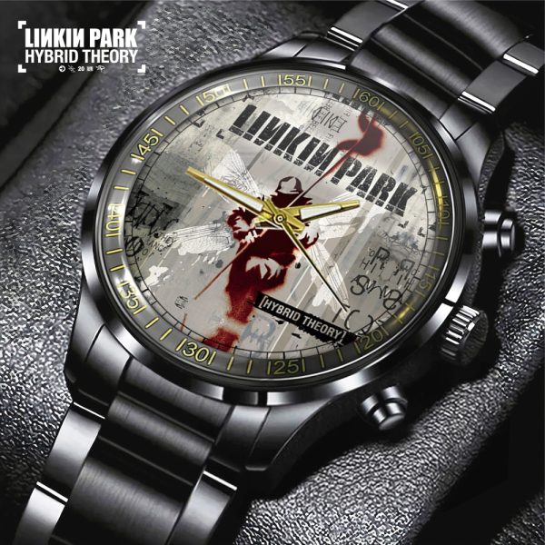 Linkin Park Black Stainless Steel Watch - GNE 1610