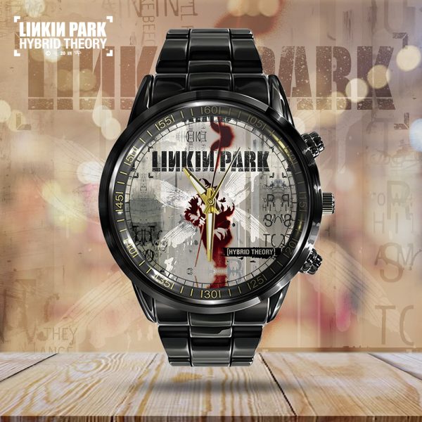 Linkin Park Black Stainless Steel Watch - GNE 1610