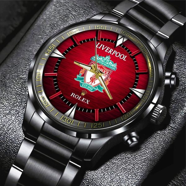 Liverpool x Rolex Black Stainless Steel Watch - MAITM 8355