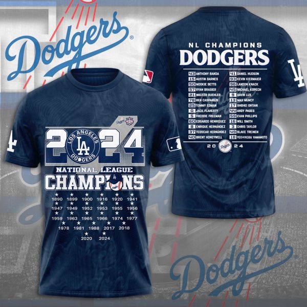 Los Angeles Dodgers 3D Apparel – MAITM 8492