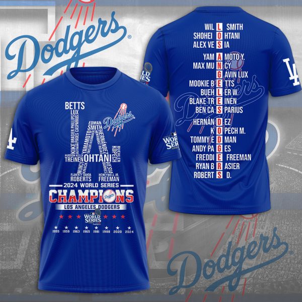 Los Angeles Dodgers 3D Apparel - MAITM 8583