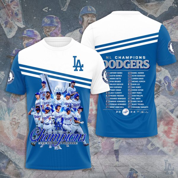 Los Angeles Dodgers 3D Apparel – TANTN 8918