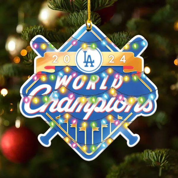 Los Angeles Dodgers Custom Shape 1-sided Acrylic Ornament - MAITM 8622