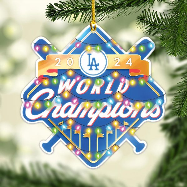 Los Angeles Dodgers Custom Shape 1-sided Acrylic Ornament - MAITM 8622