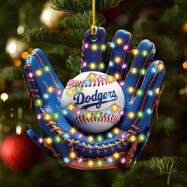 Los Angeles Dodgers Custom Shape 2-sided Acrylic Ornament – MAITM 8588