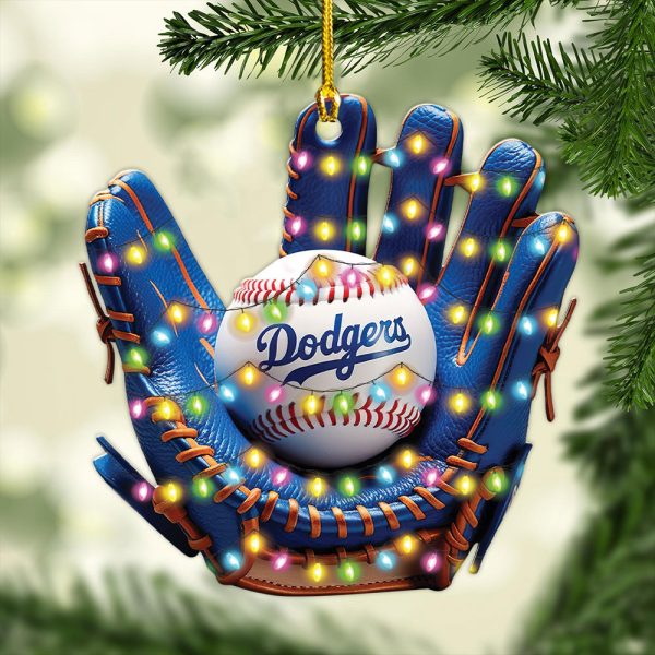 Los Angeles Dodgers Custom Shape 2-sided Acrylic Ornament – MAITM 8588