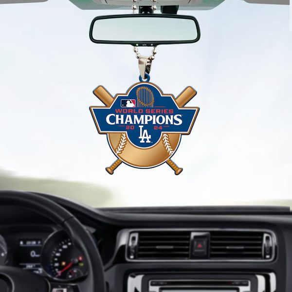 Los Angeles Dodgers Custom Shape 2-sided Acrylic Car Ornament - MAITM 8641