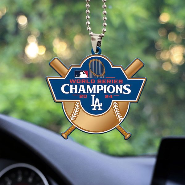 Los Angeles Dodgers Custom Shape 2-sided Acrylic Car Ornament - MAITM 8641