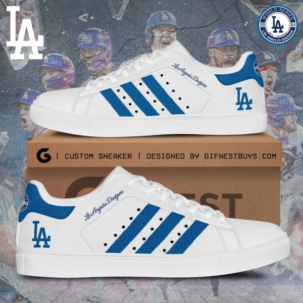 Los Angeles Dodgers Custom SS Shoes - TANTN 8928