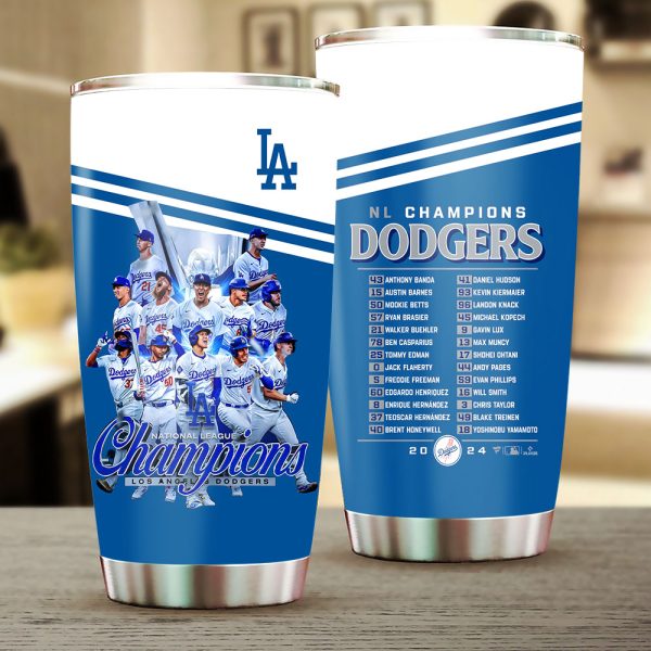 Los Angeles Dodgers Tumbler Cup - TANTN 8922