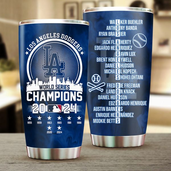 Los Angeles Dodgers Tumbler Cup - TANTN 9029