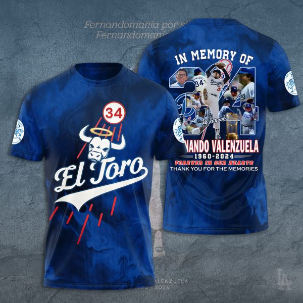 Los Angeles Dodgers x Fernando Valenzuela 3D Apparel – TANTN 8931