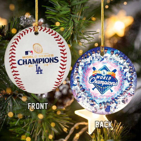 Los Angeles Dodgers Fixed Shape 2-sided Acrylic Ornament - MAITM 8628