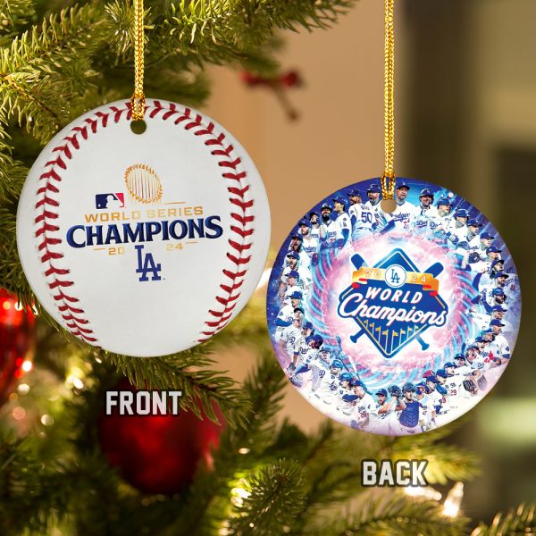 Los Angeles Dodgers Fixed Shape 2-sided Acrylic Ornament - MAITM 8628