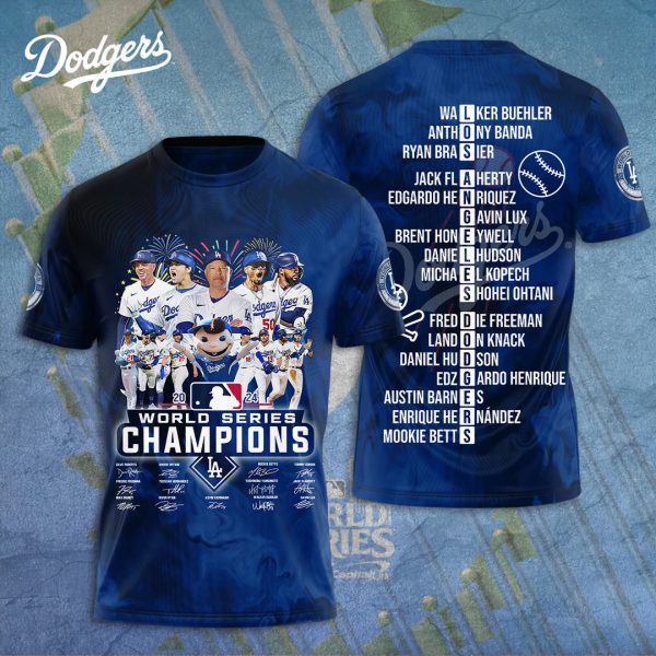 Los Angeles Dodgers 3D Apparel – TANTN 9026