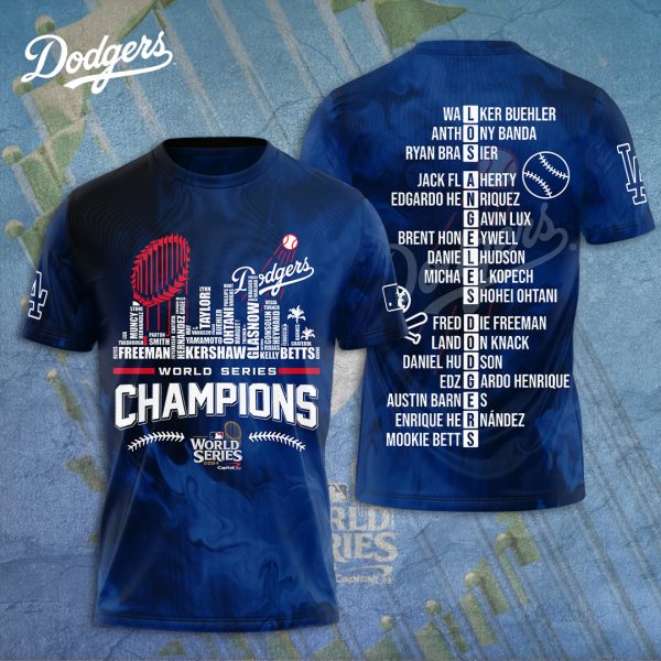 Los Angeles Dodgers 3D Apparel – TANTN 9037