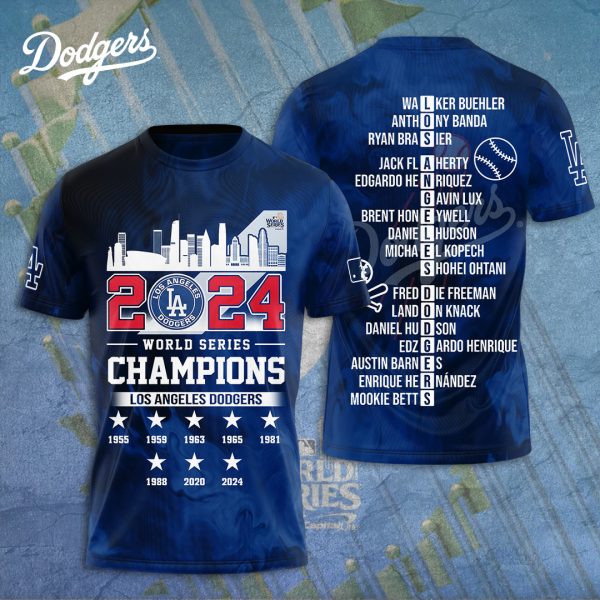 Los Angeles Dodgers 3D Apparel – TANTN 9039