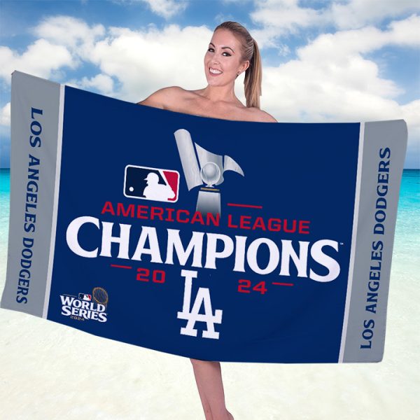 Los Angeles Dodgers Rectangle Beach Towel - TANTN 8875